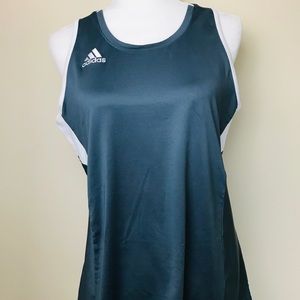 NWOT ADIDAS Climalite Graphite Mesh Racerback Tank